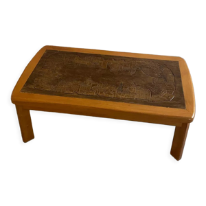 Table basse bois et céramique