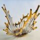 Bayel crystal bowl and gilding, 1950-60