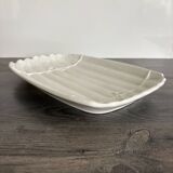 Vintage White Ceramic Asparagus Dish