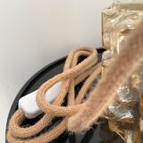 Vintage amber glass pendant lamp or pendant lamp