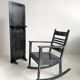Baker and Co. rocking chair and traveling confessional, 1930s