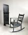 Baker and Co. rocking chair and traveling confessional, 1930s