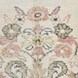 Light Green & Beige Floral Persian Rug, 204x320Cm