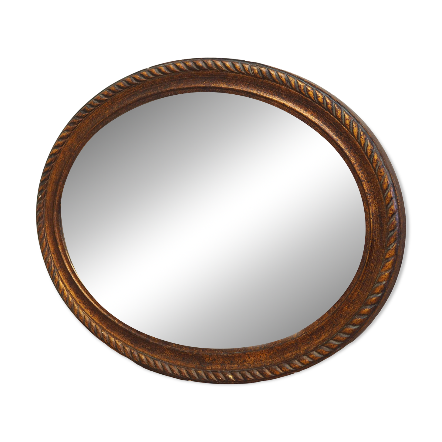 Mirror in a wooden frame, Danish design, 1960s, production: Denmark