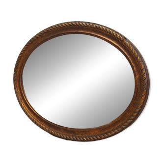 Mirror in wooden frame, Danish design, 1960s, production: Denmark