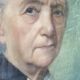 Portrait pastel encadré