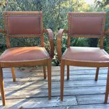 Pair of 50s bridge chairs