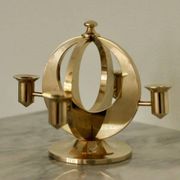 Swedish Brass Candelabra by Arthur Pe Kolbäck