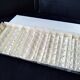 Set of 11 Hungarian Crystal knife rests, triangular shape