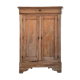 Large vintage linen cabinet, old Parisian buffet furniture, wardrobe