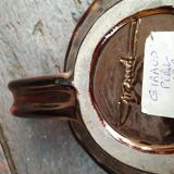 Vintage ceramic jug Vallauris signed Giraud from the 60's