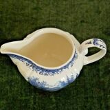 Vintage milk jug Villiroy & Boch Burgenland in blue and white stamped 3488.