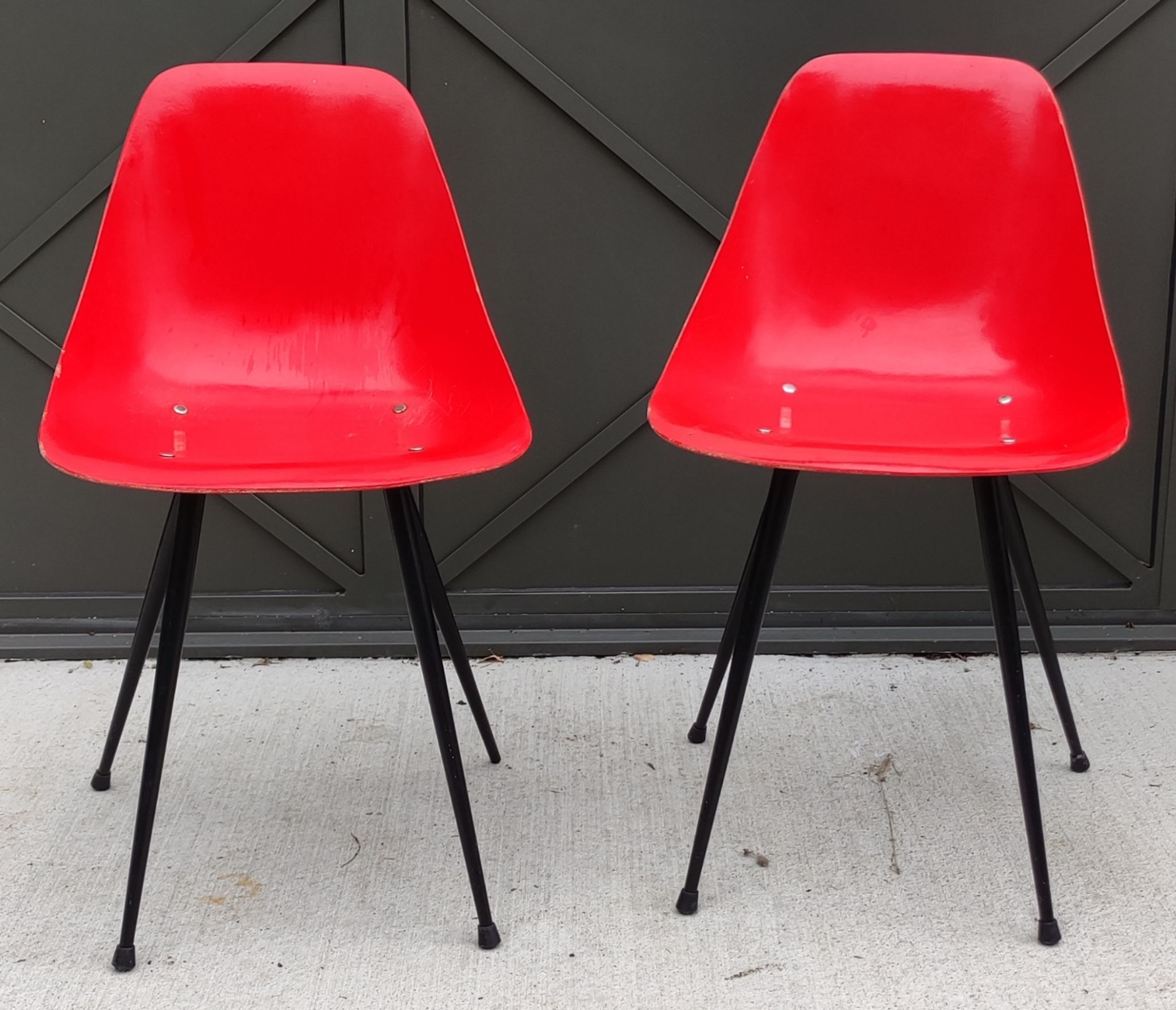 Pair of design chairs 1950s