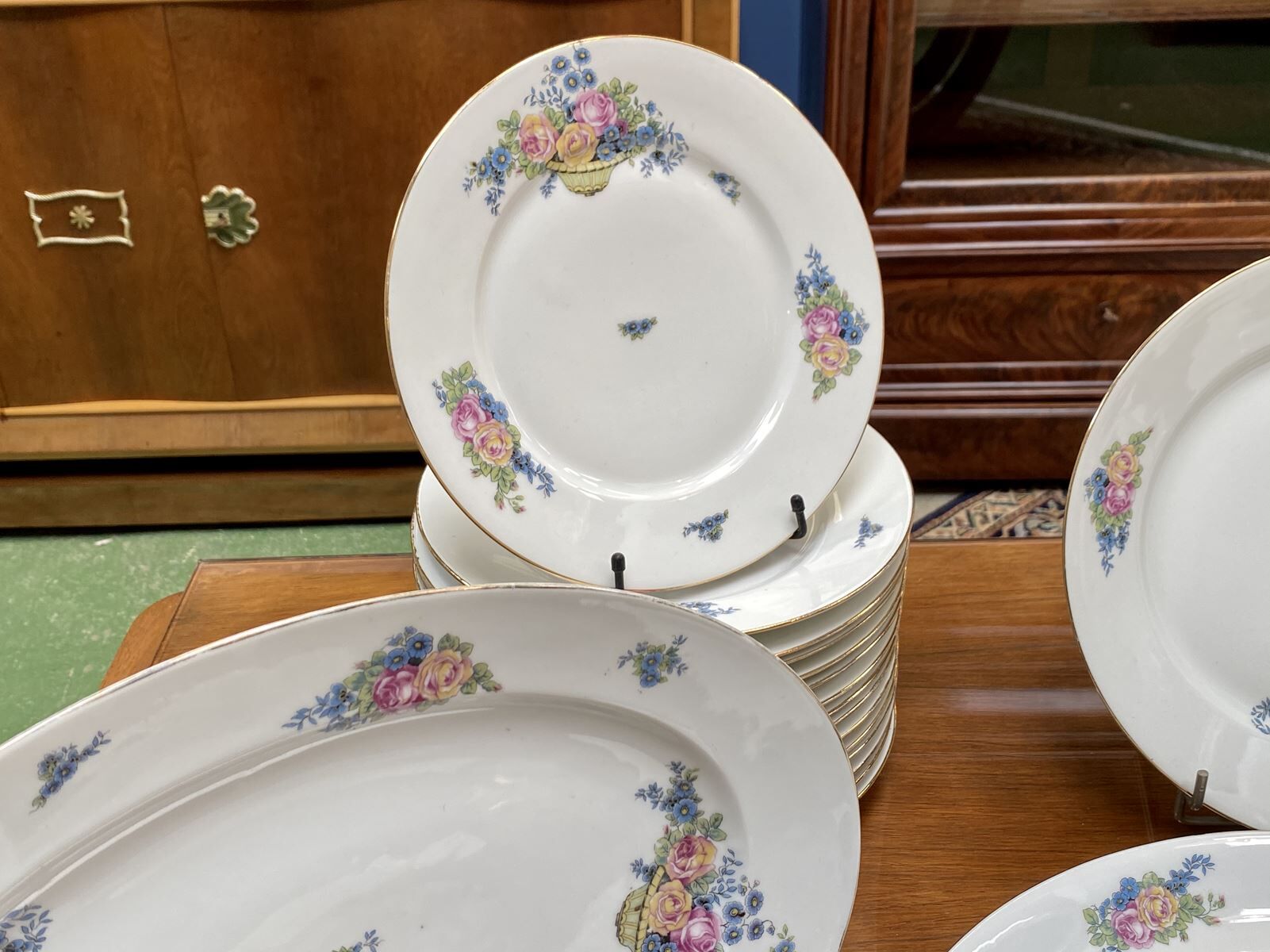 Limoges porcelain table service