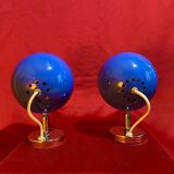 Lot of vintage lamps/wall lights, Eye-Ball, Space Age, from the 70s