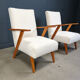 Pair of mid-century Dutch armchairs, 1960s