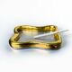 David Marshall brutalist ashtray, bronze and brass, 1970s