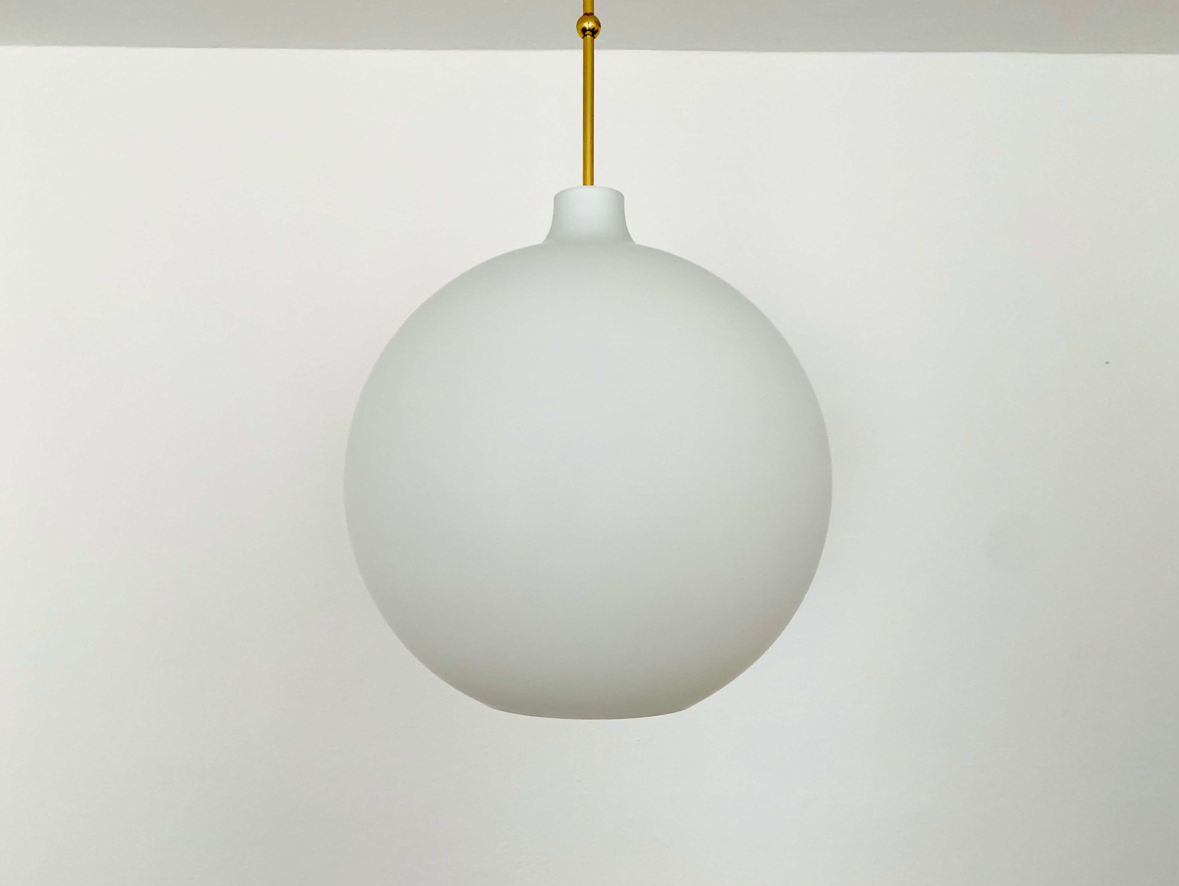 Large opaline lamp by Aloys Gangkofner for Peill and Putzler