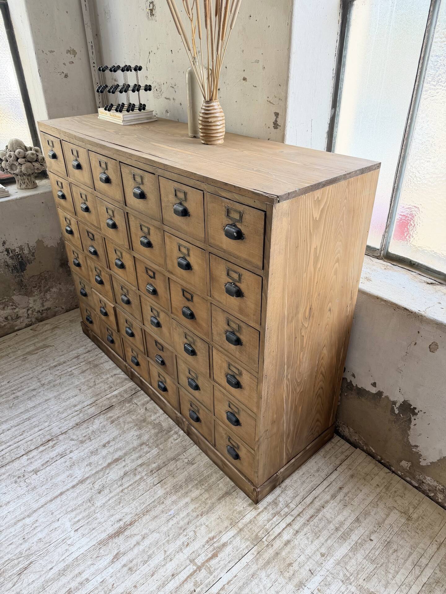 1950s pine workbench XL 160cm