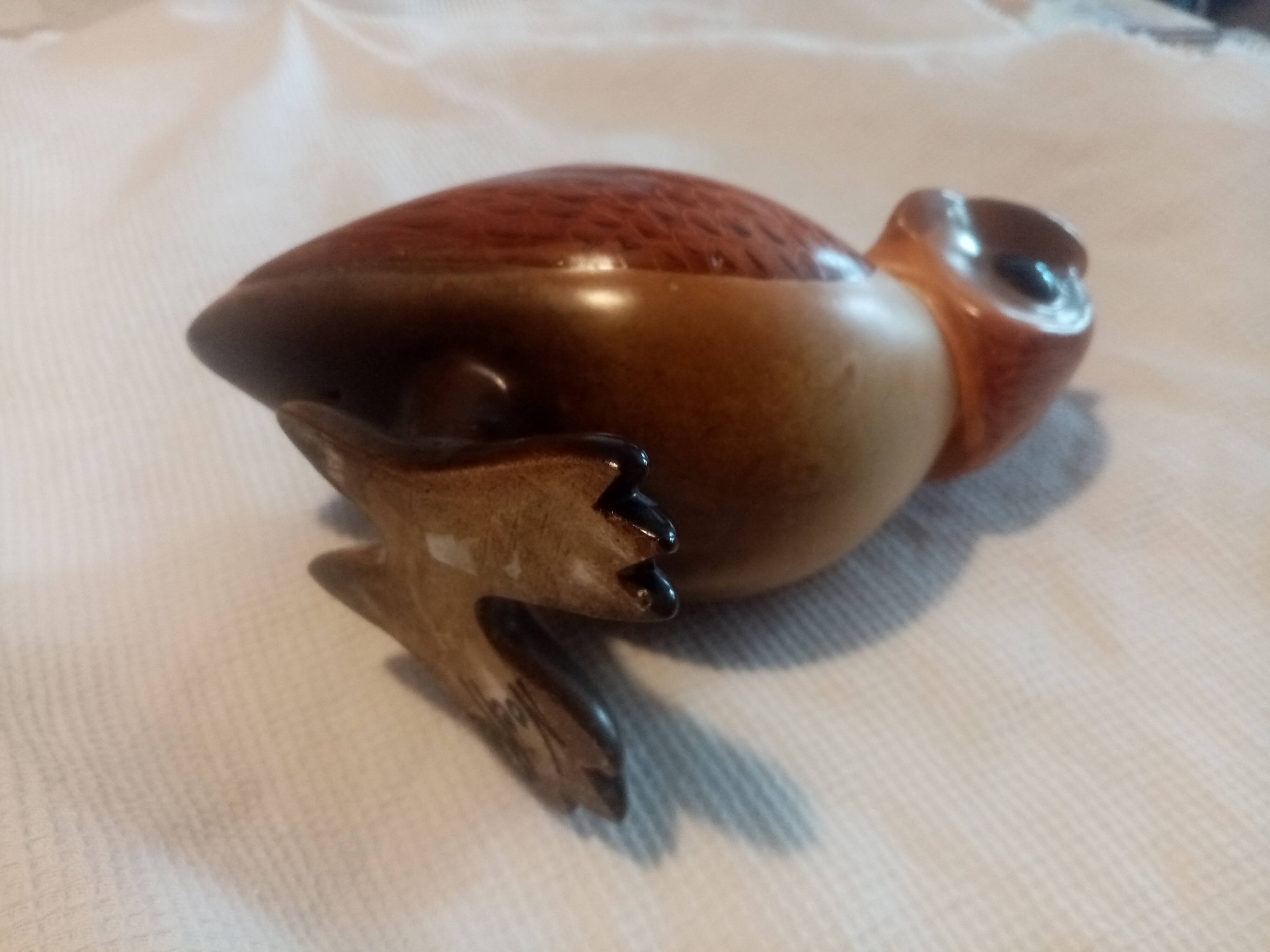 Beautiful ceramic owl from the 70s signed noelle