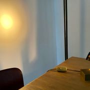 Halogen spot lamp solid brass modernist vintage design 70s