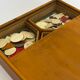 Old game of nain jaune with its bone tokens.