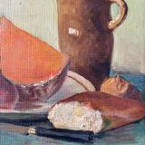 Oil on Isorel, still life