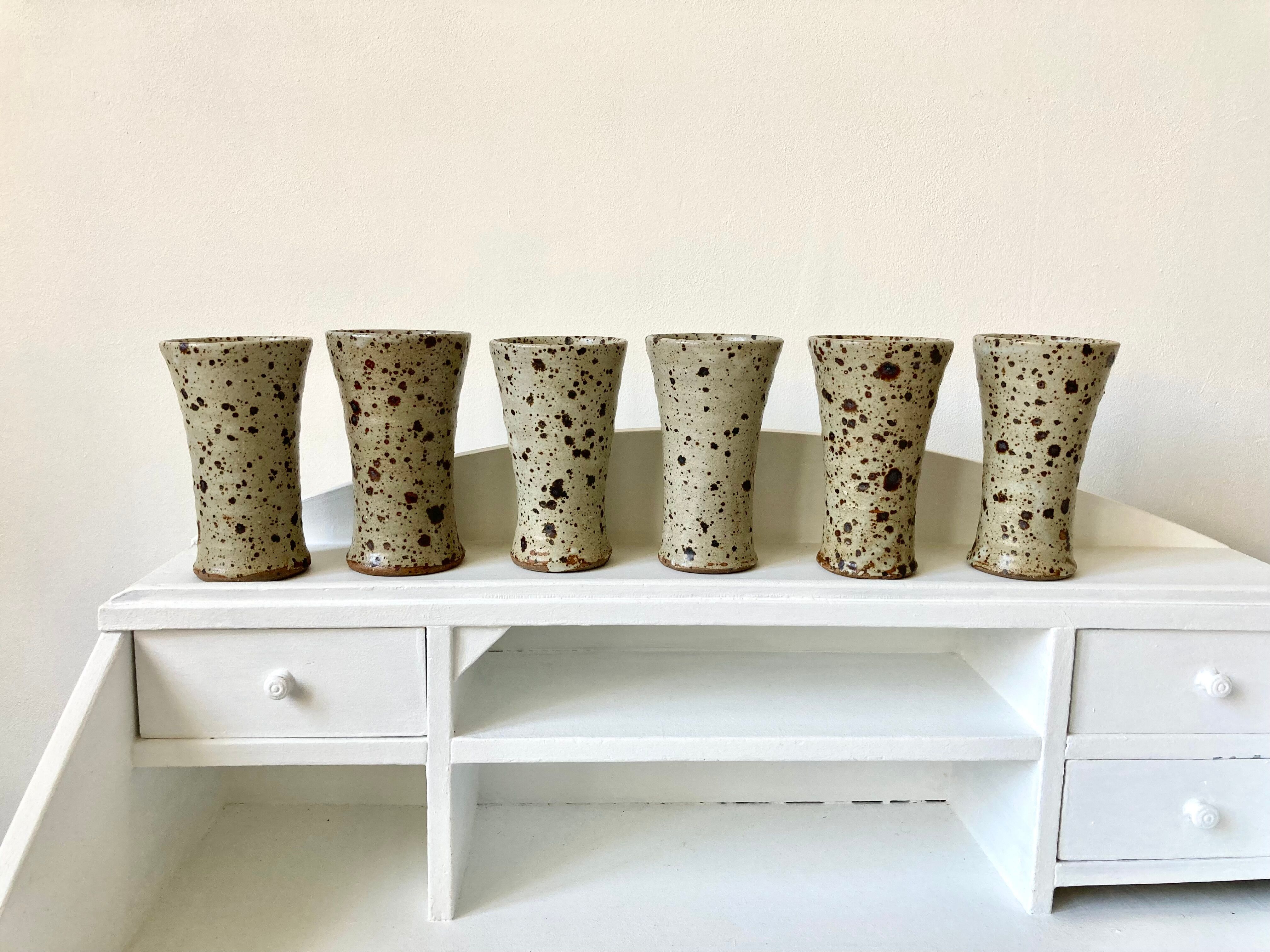 Cups sandstone cups pyrité Gustave Tiffoche, La borne 1960/70