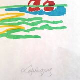 Lot of two Charles Lapicque lithographs