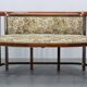 Josef Hoffmann Variation of Art Nouveau "Fledermaus" Sofa