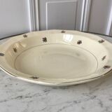 Plat rond creux DIgoin Sarreguemines années 40-50