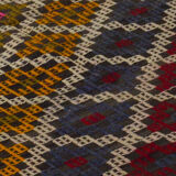 Anatolian handmade kilim rug 208 cm x 136 cm