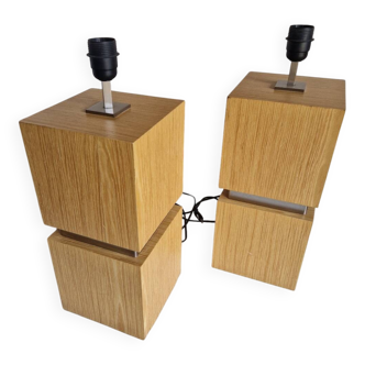 Set of 2 designer lamps from the 80s and 90s