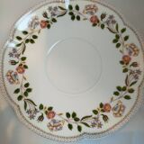 Tasse et Soucoupe Ancienne Fleurs en Porcelaine de Paris/Limoges