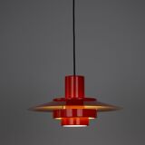 Lampe suspendue vintage danoise Falcon par Andreas Hansen, Fog og Morup, 1969