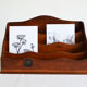 Letter holder, wooden sorter