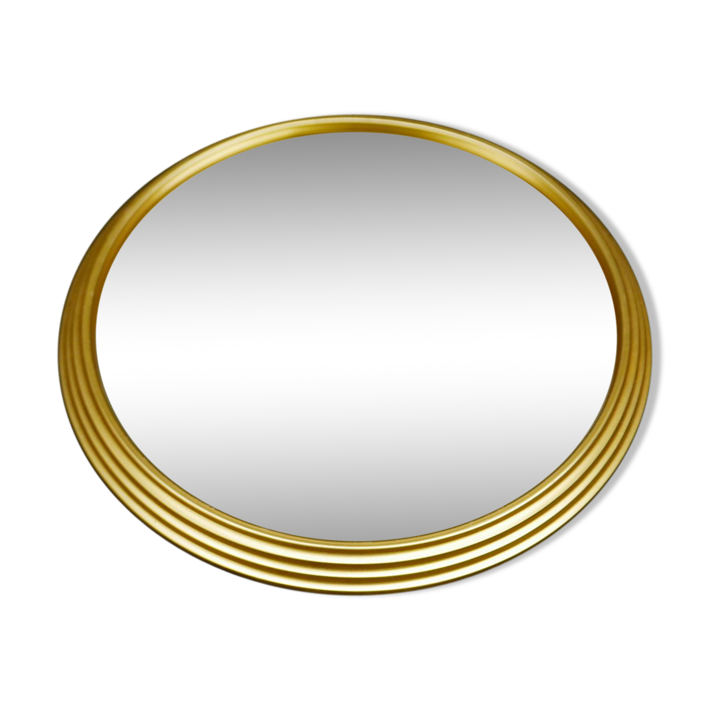 Tray round mirror vintage