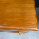 Vintage chest of drawers in solid elm