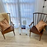 Paire de fauteuils Baumann