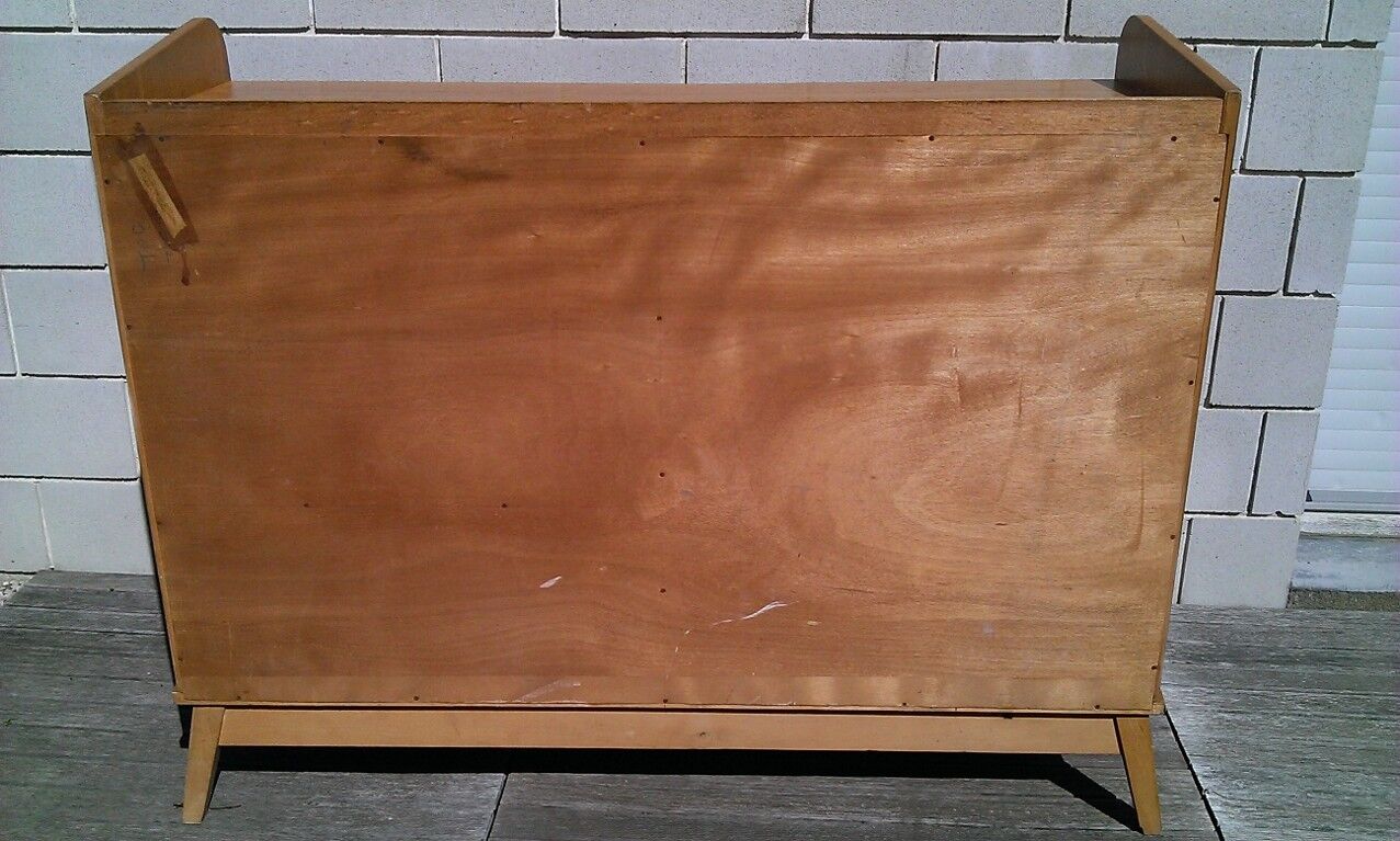 1950 blond oak buffet