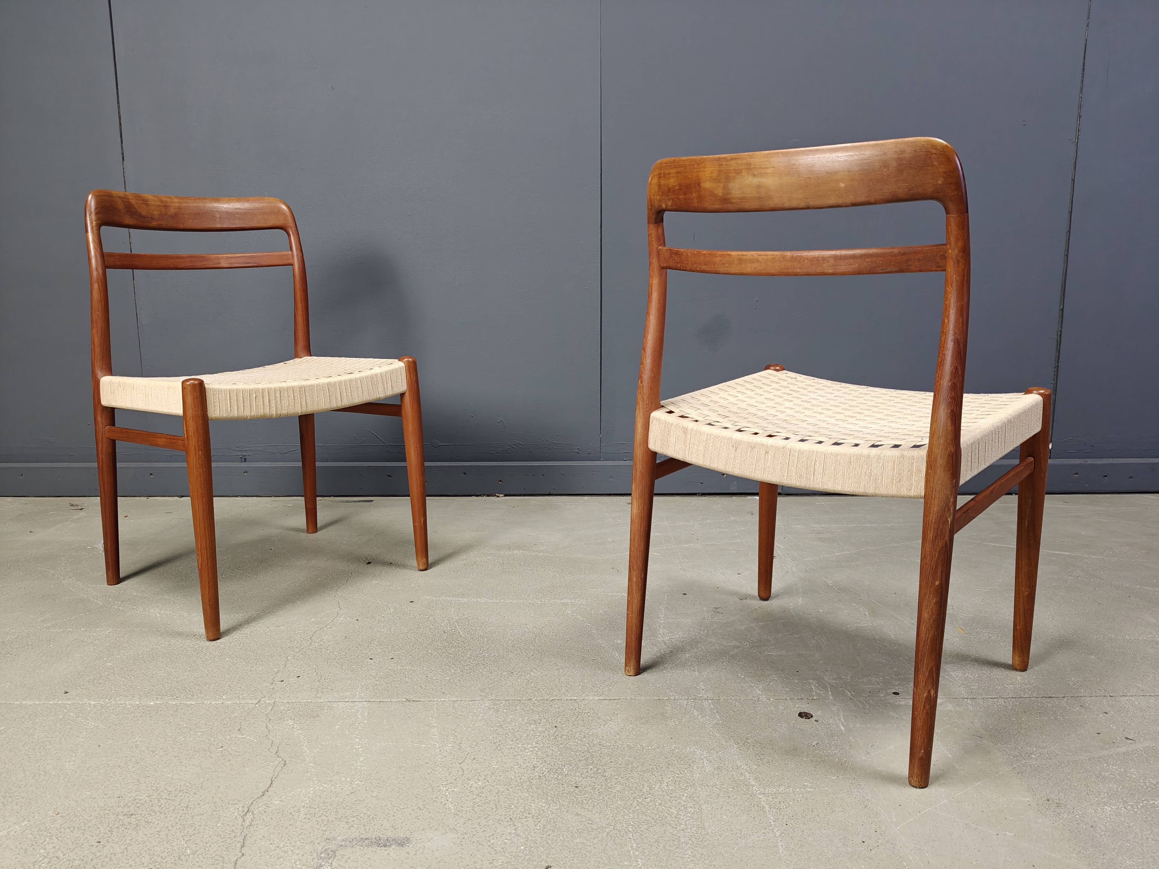 Chaises vintage Alf Aarseth – Modèle 145, années 1960 - lot de 4
