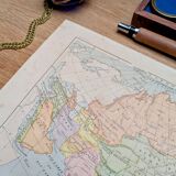 Imprimée en 1878, L'Asie