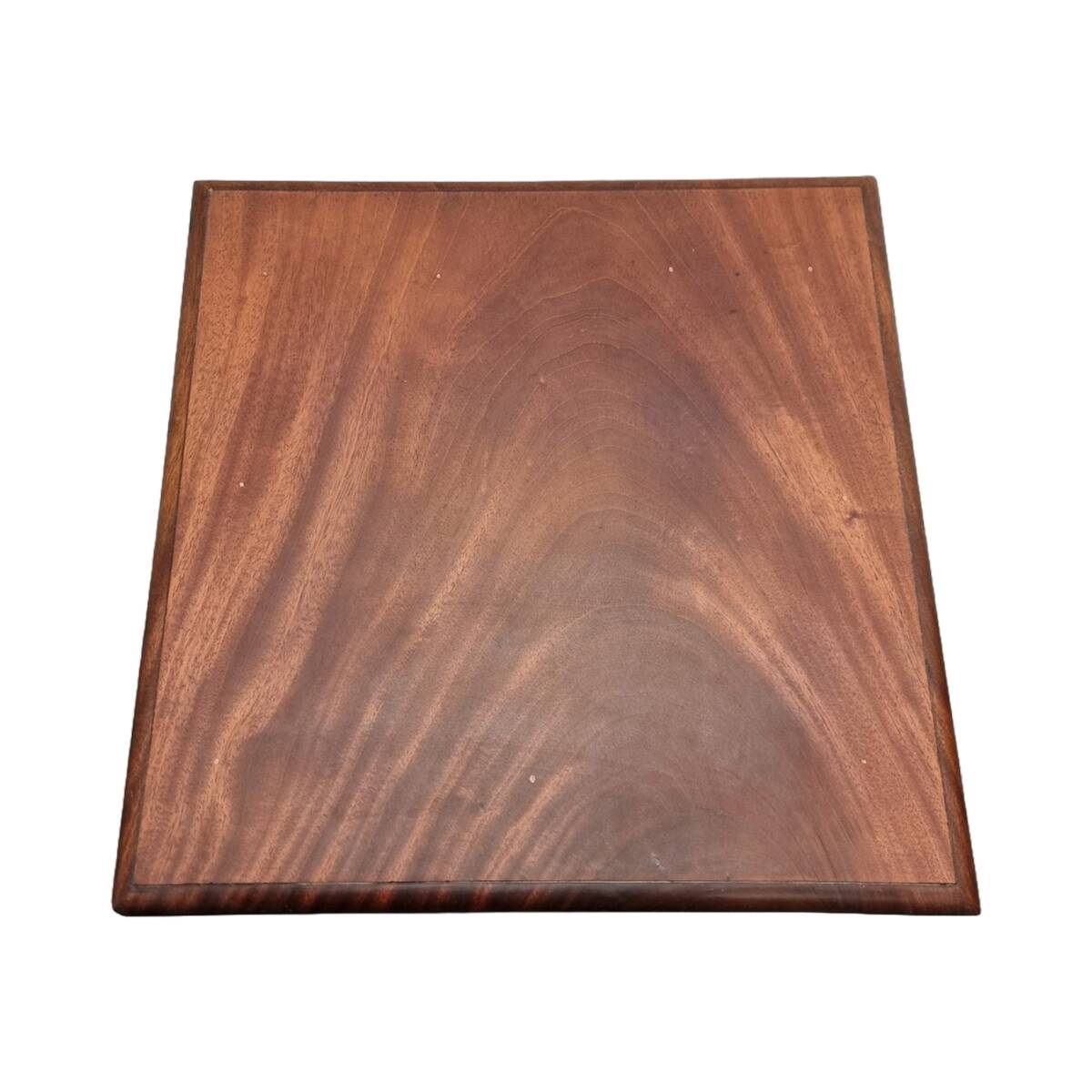 Antique French Bedside Table In Pine And Mahogany, late 19th century