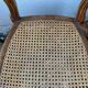 6 mismatched cane chairs