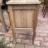 Raw wood chest of drawers