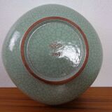 Craquele Glaze Ceramic 5749 Bowl by Friedgard Glatzle for Karlsruher Majolika, 1950s