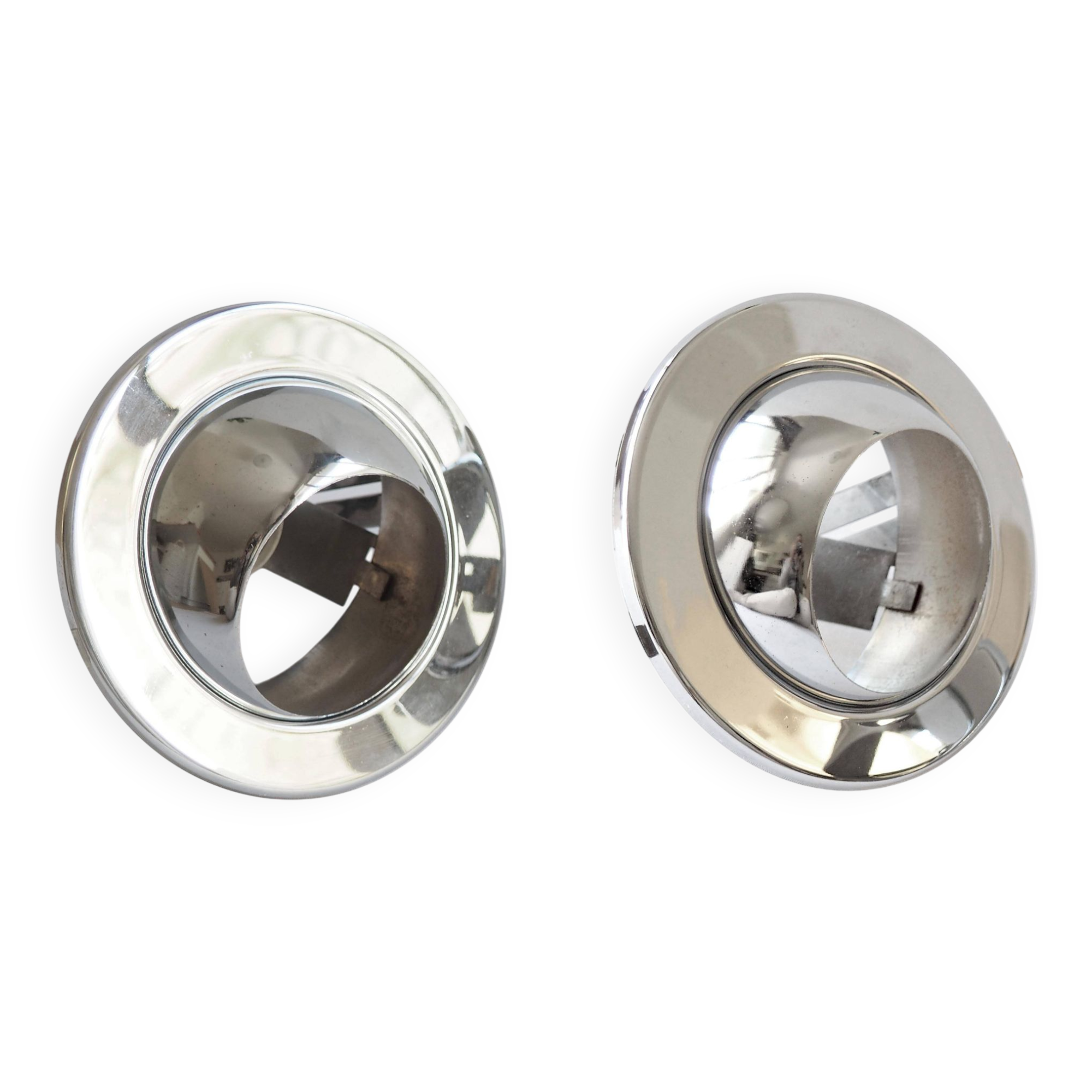 Pair of Targetti chrome spotlights