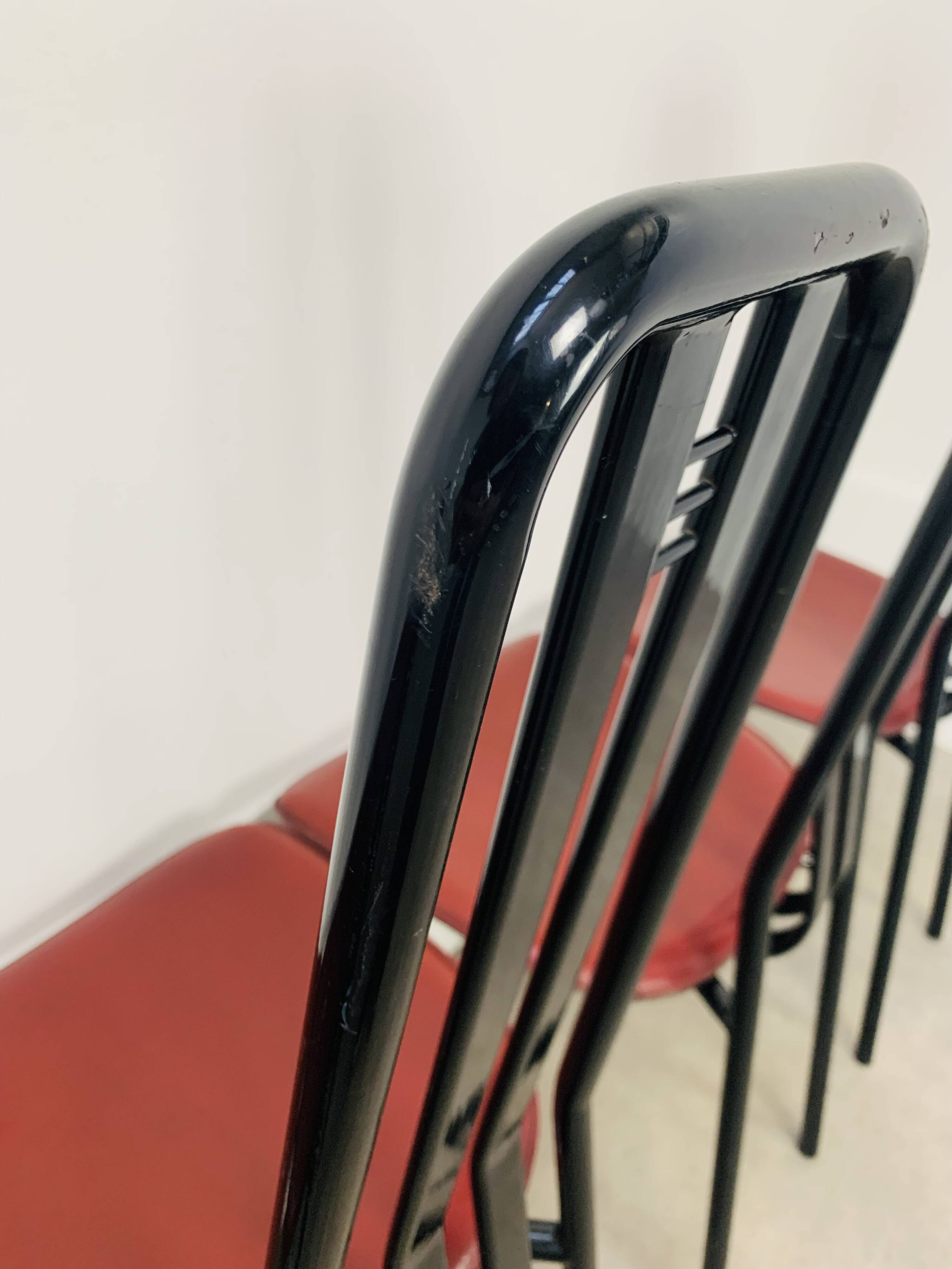 6 chairs by Giorgio Cattelan for Cidue Italy, postmodern, 1980s