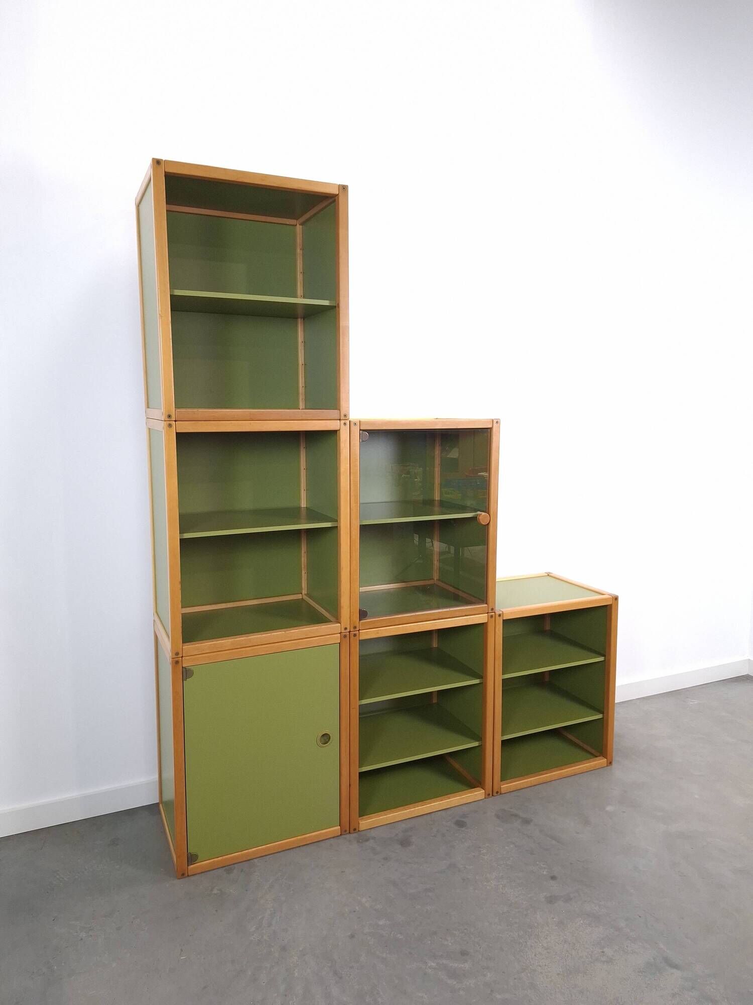 Design Flötotto Profilsystem Modulaire Kast – 6 Delen – Groen Beuken, Lp