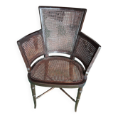Cane armchair